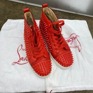 RARE Christian Louboutin Louis Spikes 41 Corazon
